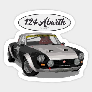 Abarth 124 41 Sticker